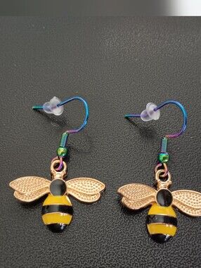 Bee Dangle Earrings